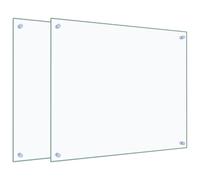 Kitchen Backsplash Wall Tile Panel Kitchen Back Wall Tempered Glass vidaXL