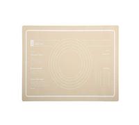Kitchen Baking Mat Silicone Kneading Dough Pad Kitchen Non-Slip Bread Flour Baking for Any Location(White,60x40cm)