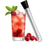 Kitchen Bar Drink Muddler for Cocktails - Stainless Steel Bar Muddler Tool Bartender Accessories Home Kitchen Cocktail Mixers Bar Accessories - Old Fashioned Muddlers for Cocktails Bartender Tools
