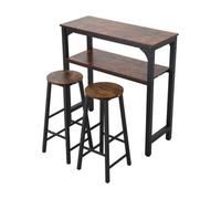 Kitchen Bar Table Set W/ 2 Stools