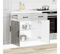 Kitchen Base Cabinet Freestanding Kitchen Cupboard Storage Cabinet Door & Drawer