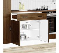 Kitchen Base Cabinet Freestanding Kitchen Cupboard Storage Cabinet Door & Drawer