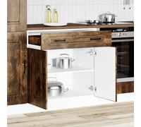 Kitchen Base Cabinet Freestanding Kitchen Cupboard Storage Cabinet Door & Drawer