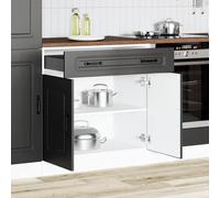 Kitchen Base Cabinet Freestanding Kitchen Cupboard Storage Cabinet Door & Drawer