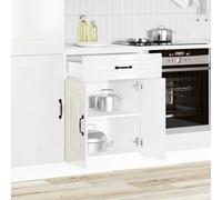 Kitchen Base Cabinet Freestanding Kitchen Storage Cupboard Engineered Wood Unit