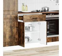 Kitchen Base Cabinet Freestanding Kitchen Storage Cupboard Engineered Wood Unit