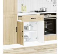 vidaXL Kitchen Base Cabinet Lucca Sonoma Oak Engineered Wood