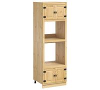 Kitchen Base Cabinet SKI Solid Pine Wood Kitchen Storage Cabinet vidaXL