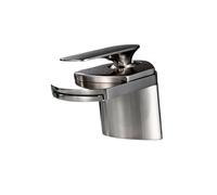 Kitchen Bathroom Hot and Cold Brass Basin Waterfall Sink Single Handle Tap (Color Blu, Size 1),Easy Install (Rosso 1) drinking water faucet