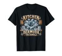 Kitchen Bermuda Triangle Missing Lid Funny Kitchen Humor T-Shirt