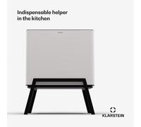 Kitchen Bin 40 L Recycle Waste Separator Compost Bin & Odour Filter Soft Close