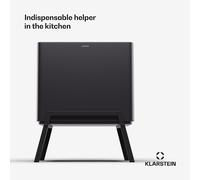 Yuma waste bin 40 L incl. compost bin with stand feet odour filter