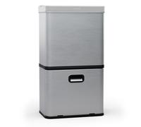 Kitchen Bin 56L 3in1 Sensor Bin Kitchen Waste Separator Home Dustbin Soft Close