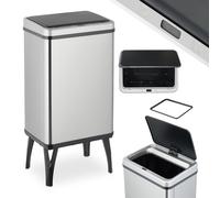 Kitchen Bin Motion Sensor Waste Container Lid Electric Rubbish Stainless Steel