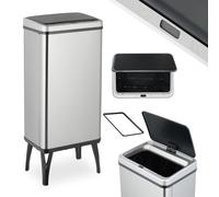 Kitchen Bin Motion Sensor Waste Container Lid Electric Rubbish Stainless Steel