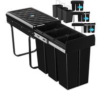 Kitchen Bin Rubbish Recycling Waste Separator Cupboard Telescopic Trash Can