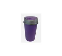 KITCHEN BIN Touch Top Bin 45L - Plum and Silver