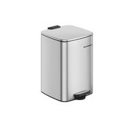 Kitchen Bin with Inner Bucket, Metallic Silver / 5.2-Gallon (20 L)