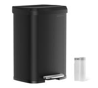 Kitchen Bin with Lid, Black / 50L (40.4 x 38 x 58.5 cm)
