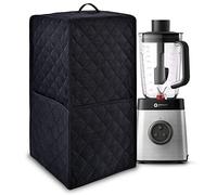 Kitchen Blender Dust Cover,Blender Covers Compatible with Ninja Foodi Blender,Blender Covers for Kitchen Appliance Covers,Blender Cover with Accessory Pocket. (Black)