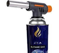 Kitchen Blow Torch Welding Gas Torch Flame Gun Burner Nozzle Flame Thrower Butane Burner Outdoor Camping BBQ Brazing Torch Kitchen Cooking Cooking (Blow Torch + 1 Cans)