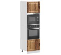 Kitchen cabinet Artisan oak 60x31x40cm Engineered wood 4-door Wall storage slim