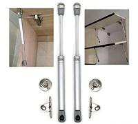 Kitchen Cabinet Door Hinge - Gas Strut Lid Stay Support, Soft Close, 150N/33lb/15KG [2 Pack]