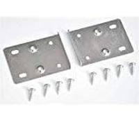 Kitchen Cabinet Door Hinge Repair Kit with 10 Plates and Fixing Screws