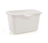 Kitchen Cabinet Door Reusable Plastic Basket Reusable Trash Barrel Container Bowls Hanging Trash Can Waste Bins Garbage Box White Cost-effective and Professional process