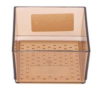 Kitchen Cabinet Drawer Organizer Cutlery Tray Spoon Knife Fork Separation Storage Box Durable Plastic Compartment Organizer for Utensils Kitchenware Coffee Color Multiple Sizes (coffee trumpet)