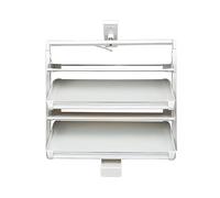 Kitchen Cabinet Expandable Corner Shelf Revolving Storage Rack Cabinet Corner Pull Out Shelf Revolving Storage Rack Blind Corner，Rotating Shoe Rack with Adjustable Height, Pull-Out Cabinet f
