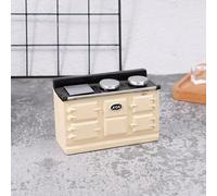 Kitchen Cabinet Figure Model Realistic Vintage Life Scene Doll House Pretend Game Furnishings For Kitchen DollhouseS Miniature
