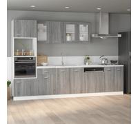 Kitchen Cabinet Grey Sonoma 80x46x81.5cm Engineered Wood Hanging Modern Storage