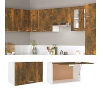 vidaXL Hanging Cabinet Smoked Oak 60x31x40 cm Engineered Wood UK NEW