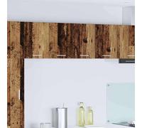 Kitchen cabinet Old wood/White 60x31x40cm Engineered Wood Wall Mounted 2-Door XL