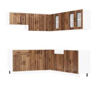 Kitchen Cabinet Set 11 Piece Cupboard Storage Cabinet Engineered Wood vidaXL