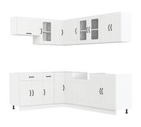 Kitchen Cabinet Set 11 Piece Cupboard Storage Cabinet Engineered Wood vidaXL