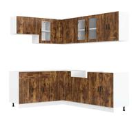 Kitchen Cabinet Set 11 Piece Cupboard Storage Cabinet Engineered Wood vidaXL