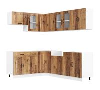 Kitchen Cabinet Set 11 Piece Cupboard Storage Cabinet Engineered Wood vidaXL