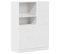 Kitchen Cabinet Set 2 Piece Storage Cabinet Cupboard Engineered Wood vidaXL