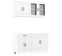 Kitchen Cabinet Set 4 Piece Cupboard Storage Cabinet Engineered Wood vidaXL