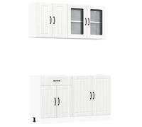 Kitchen Cabinet Set 4 Piece Cupboard Storage Cabinet Engineered Wood vidaXL