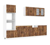 Kitchen Cabinet Set 7 Piece Cupboard Storage Cabinet Engineered Wood vidaXL