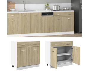 Kitchen cabinet Sonoma Oak 80x46x81.5cm Engineered Wood Wall Units