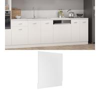 Kitchen cabinet wall-mounted white engineered wood 59.5x3x67 cm storage modern.