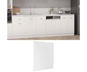 Kitchen cabinet wall-mounted white engineered wood 59.5x3x67 cm storage modern.