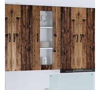 Kitchen Cabinet White 40x31x100cm Engineered Wood Tall Storage Indoor Unit Shelf