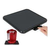 Kitchen Caddy Sliding Tray, Appliance Coffee Maker Slider Large Rolling Tray Under Cabinet Countertop Storage Moving Sliders for Stand Mixer Air Fryer Toaster Blender with Wheels (13.8'' W × 11.7''D)