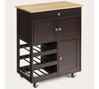 Kitchen Cart Kitchen Island Cart Durable Rolling Storage Trolley Cart
