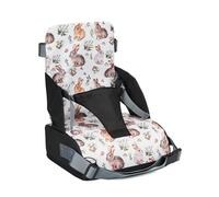 Kitchen Chair Cushion for Infant Nonslip Base Foldable Height Increase Pad with Adjustable Strap Seating